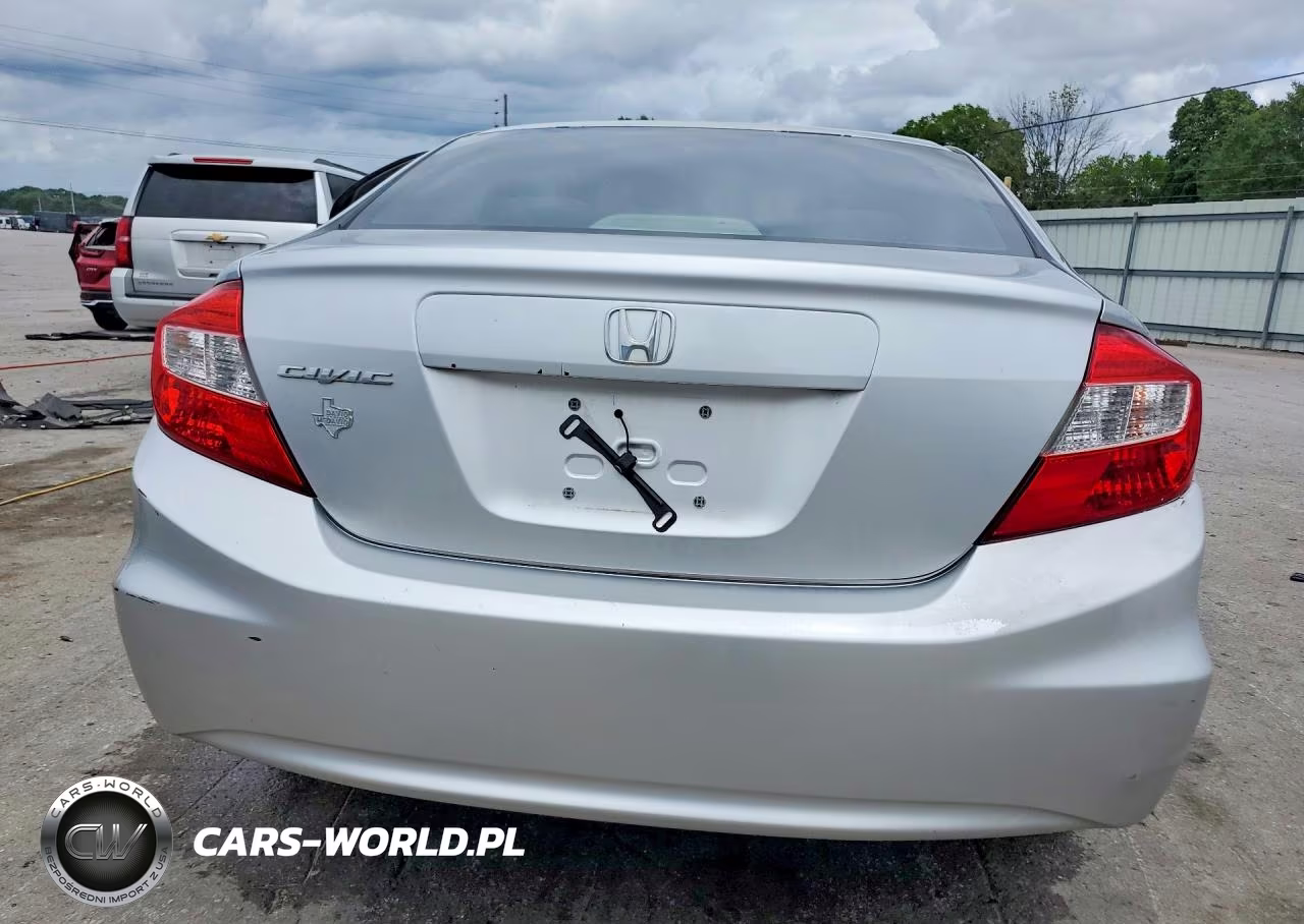 2012 Honda Civic Lx VIN:2HGFB2F52CH328525 - 6