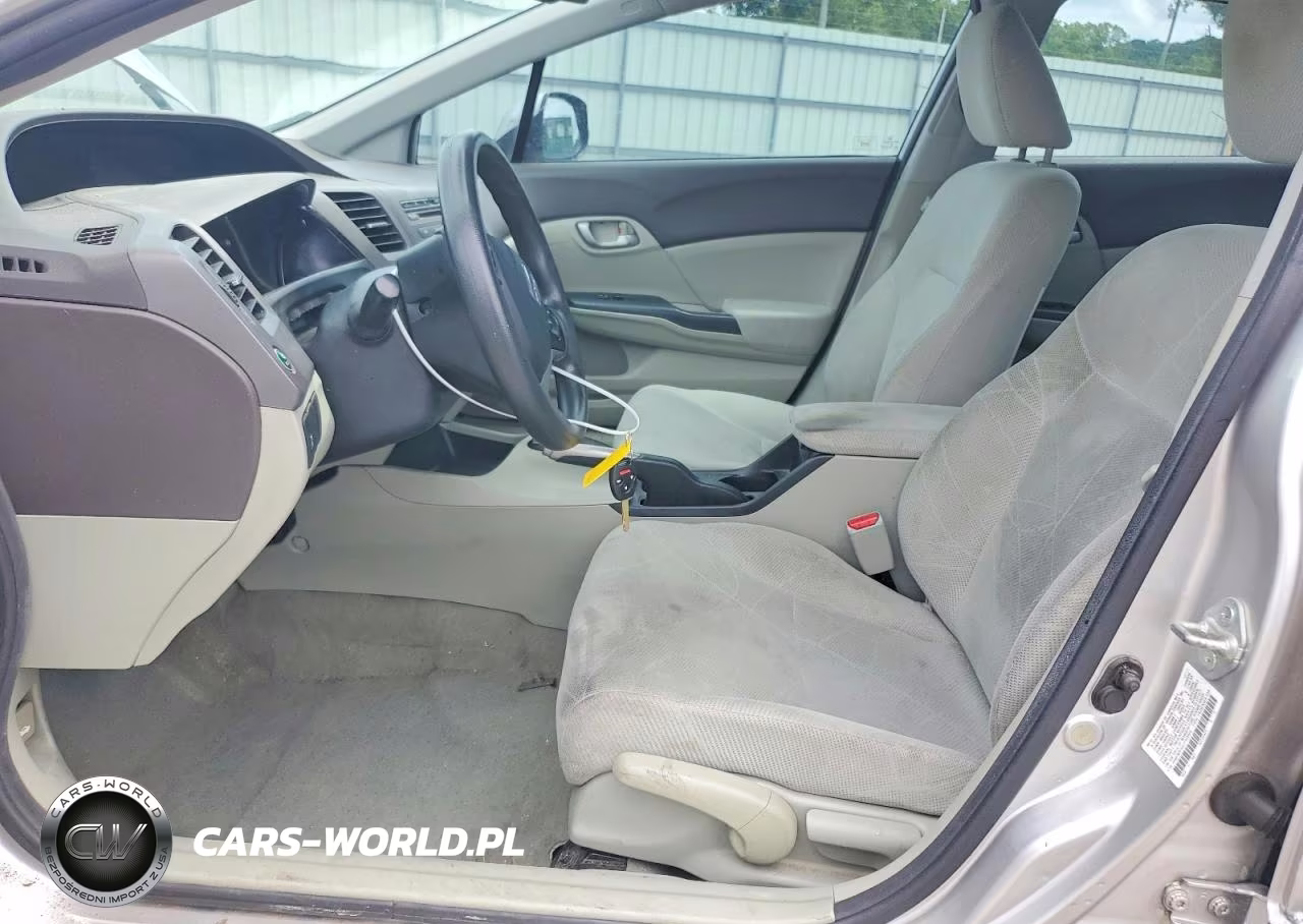 2012 Honda Civic Lx VIN:2HGFB2F52CH328525 - 7