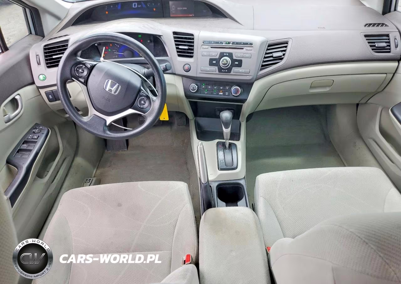 2012 Honda Civic Lx VIN:2HGFB2F52CH328525 - 8
