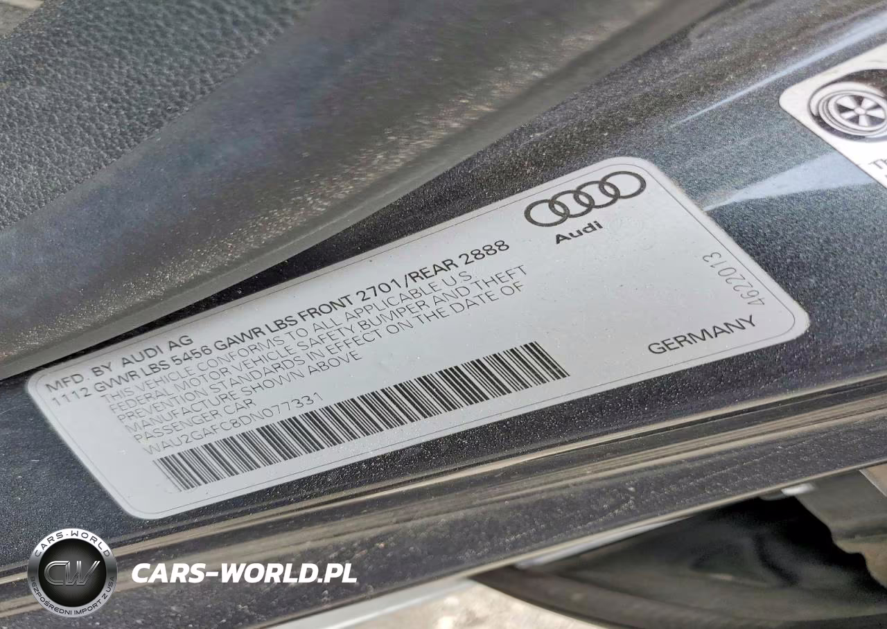 2013 Audi A7 Prestige VIN:WAU2GAFC8DN077331 - 12