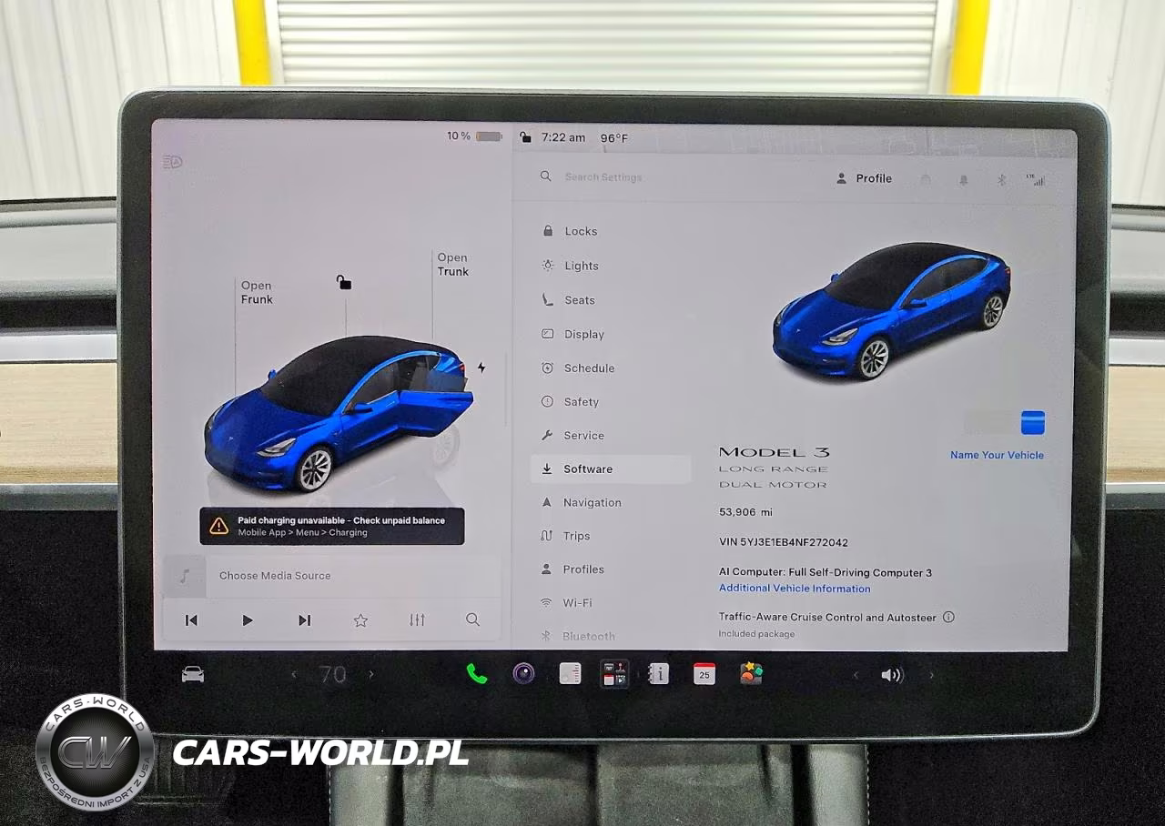 2022 Tesla Model 3 VIN:5YJ3E1EB4NF272042 - 9