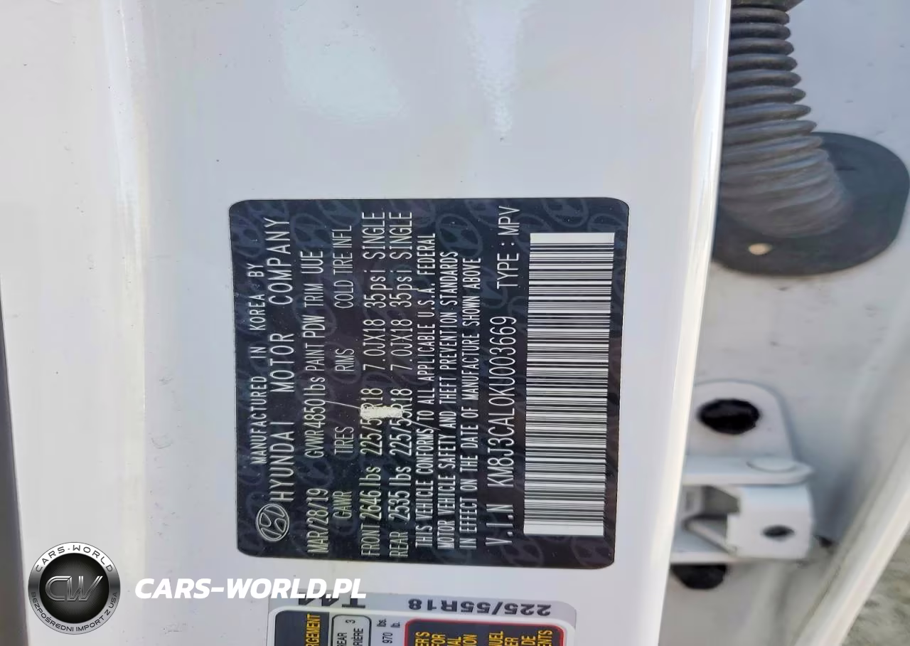 2019 Hyundai Tucson Ultimate VIN:KM8J3CAL0KU003669 - 14