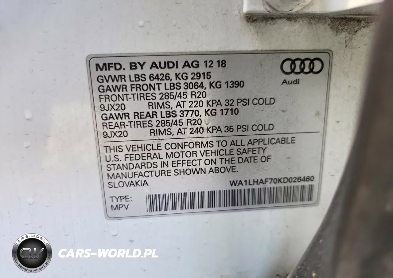 2019 Audi Q7 Premium Plus VIN:WA1LHAF70KD026460 - 14