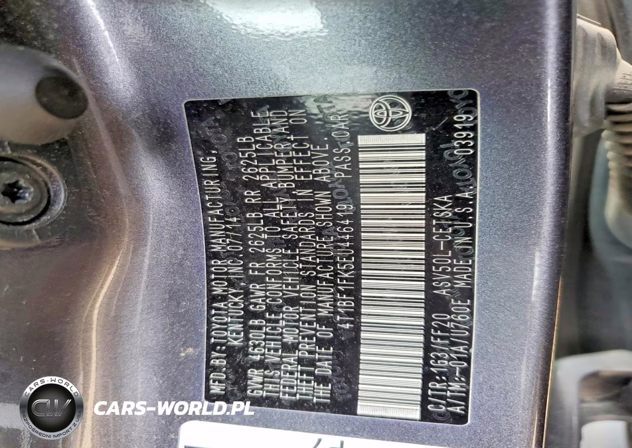 2014 Toyota Camry Se VIN:4T1BF1FK5EU446419 - 12