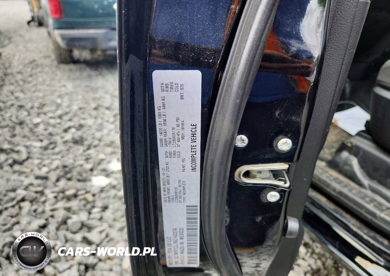 2022 Ram 3500 VIN:3C7WRTCL7NG142374 - 12