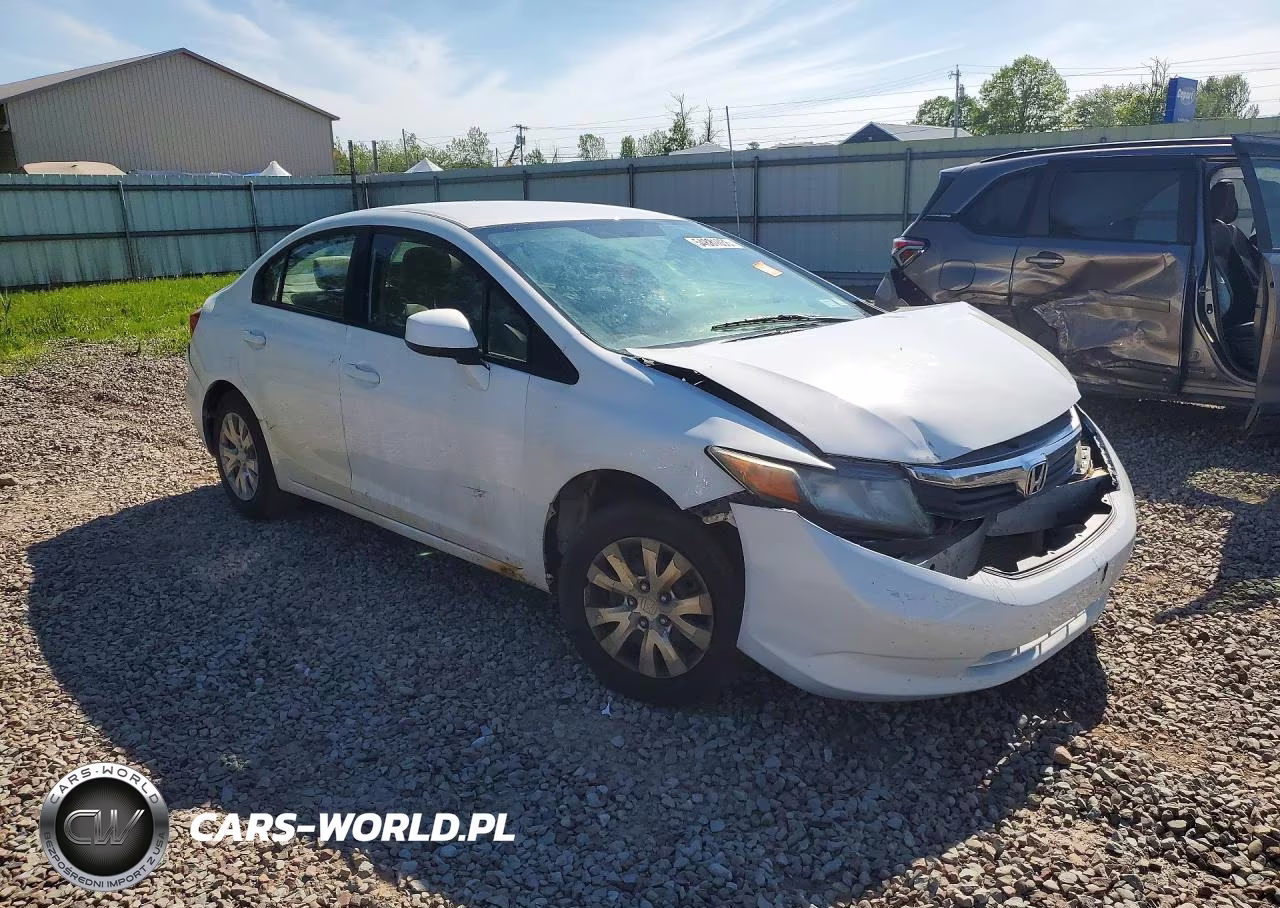 2012 Honda Civic Lx VIN:2HGFB2F5XCH326635 - 4