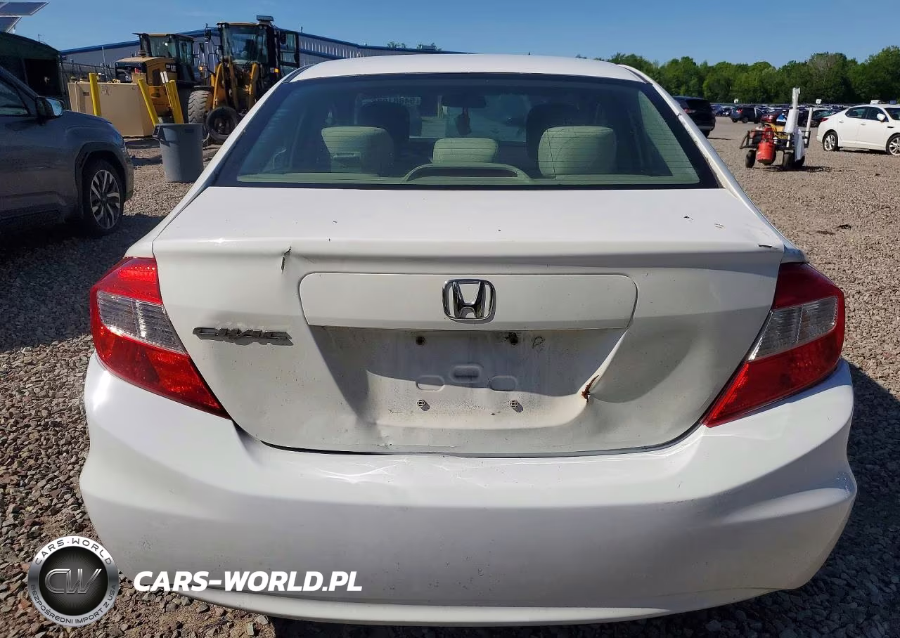 2012 Honda Civic Lx VIN:2HGFB2F5XCH326635 - 6