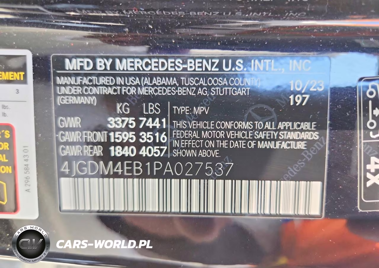 2023 Mercedes-Benz Eqs Suv 580 4Matic VIN:4JGDM4EB1PA027537 - 13