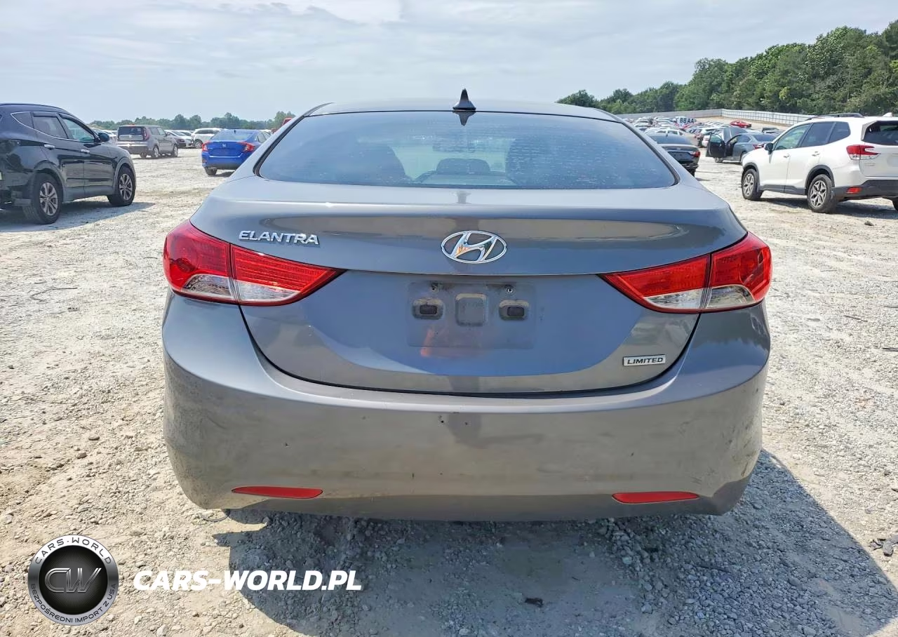2012 Hyundai Elantra Limited VIN:5NPDH4AE9CH148473 - 6