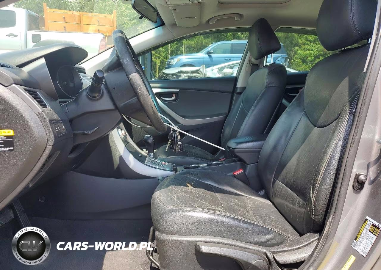2012 Hyundai Elantra Limited VIN:5NPDH4AE9CH148473 - 7