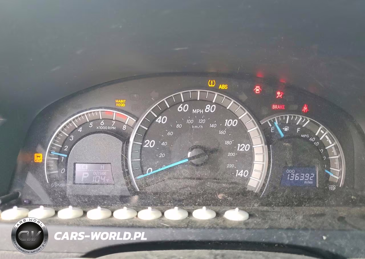 2012 Toyota Camry Se VIN:4T1BF1FK8CU087371 - 9