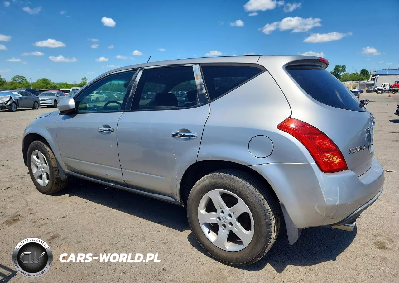 2005 Nissan Murano S VIN:JN8AZ08T85W308678 - 2