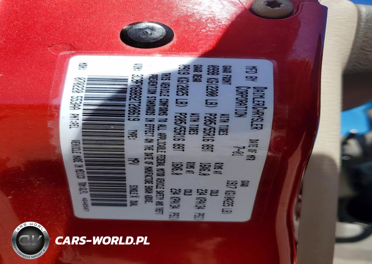 2002 Chrysler Pt Cruiser Limited VIN:3C8FY68B92T208619 - 13