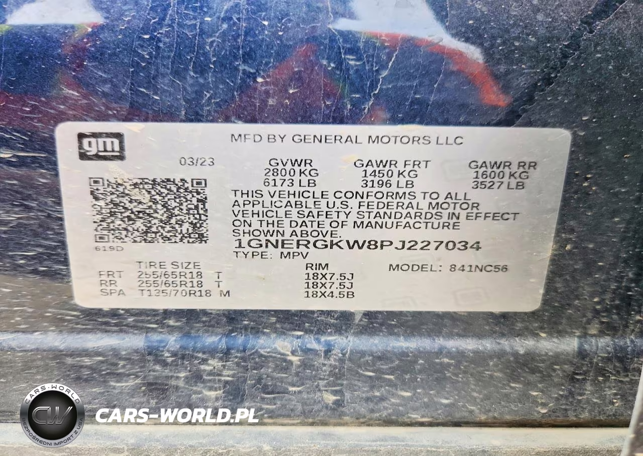 2023 Chevrolet Traverse Lt VIN:1GNERGKW8PJ227034 - 13