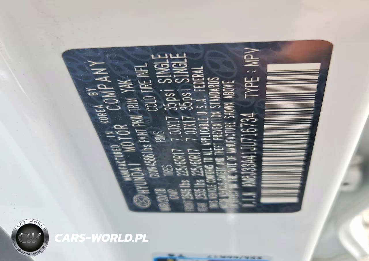 2018 Hyundai Tucson Sel Plus VIN:KM8J33A41JU716734 - 13