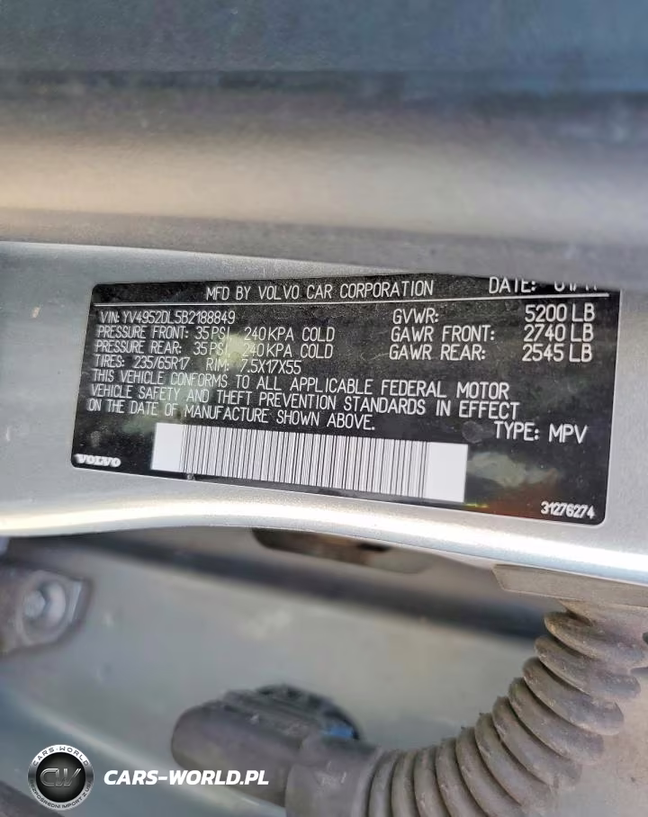 2011 Volvo Xc60 3.2 VIN:YV4952DL5B2188849 - 12