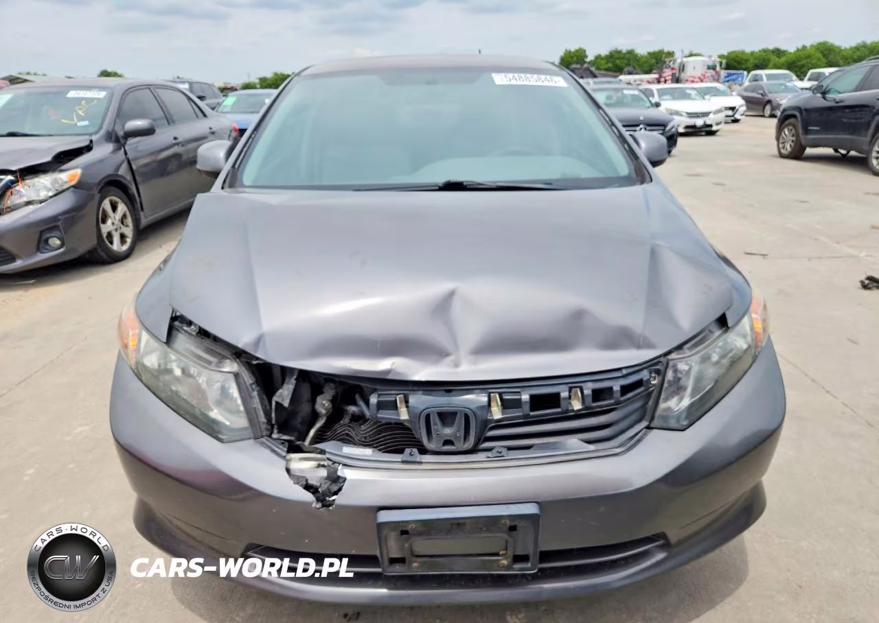 2012 Honda Civic Lx VIN:2HGFB2F5XCH333889 - 5