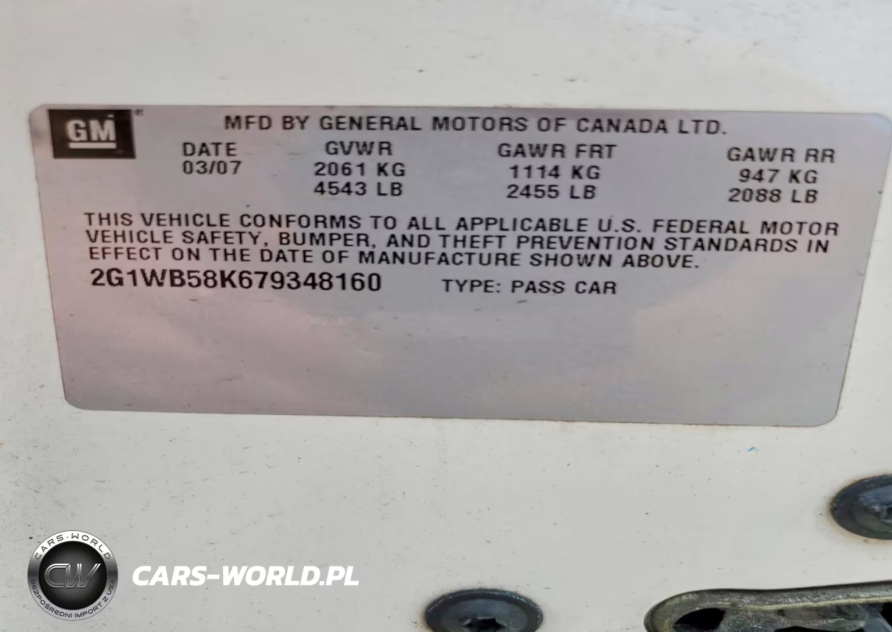 2007 Chevrolet Impala Ls VIN:2G1WB58K679348160 - 12