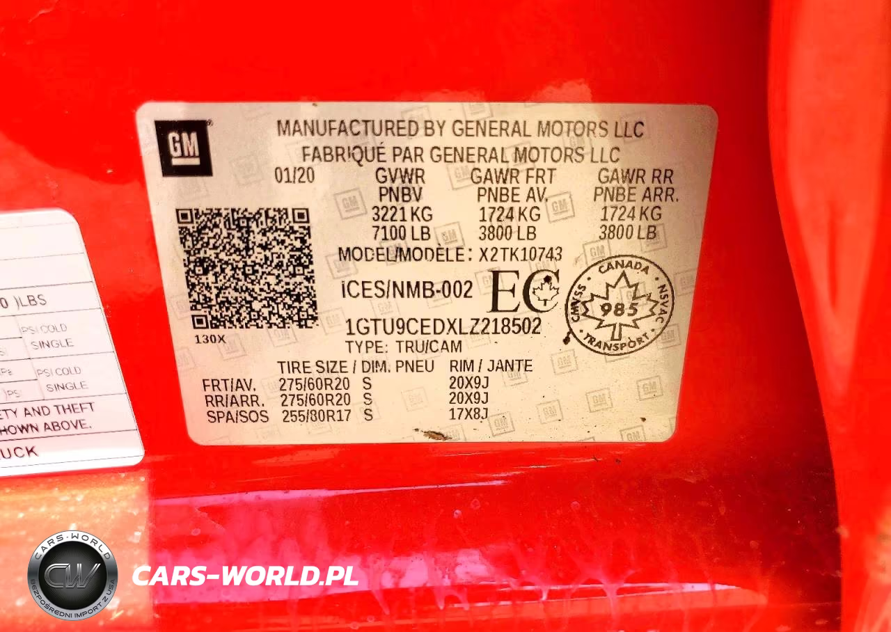 2020 GMC Sierra K1500 Elevation VIN:1GTU9CEDXLZ218502 - 13