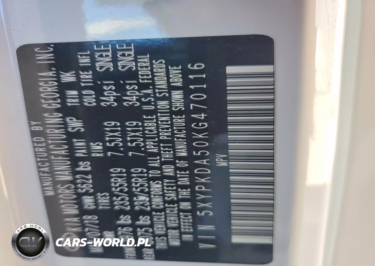 2019 Kia Sorento Sx Limited V6 VIN:5XYPKDA50KG470116 - 14