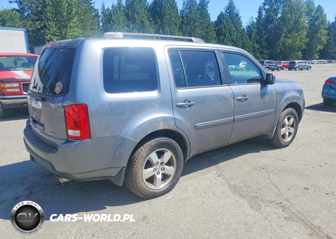 2009 Honda Pilot Exl VIN:5FNYF485X9B043252 - 3