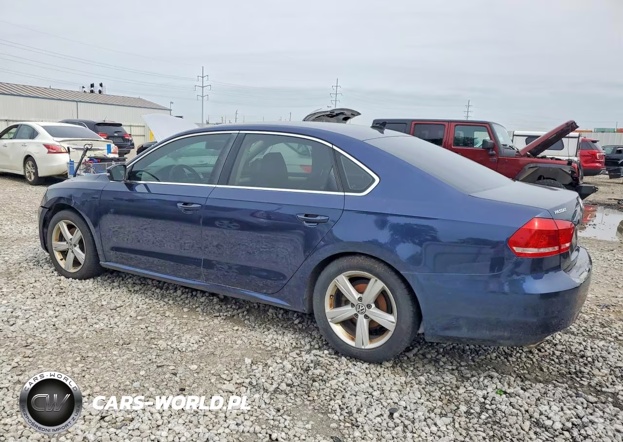 2013 Volkswagen Passat Se VIN:1VWBP7A35DC095971 - 2