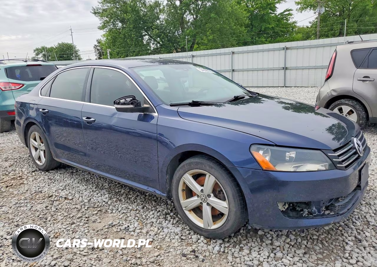2013 Volkswagen Passat Se VIN:1VWBP7A35DC095971 - 4