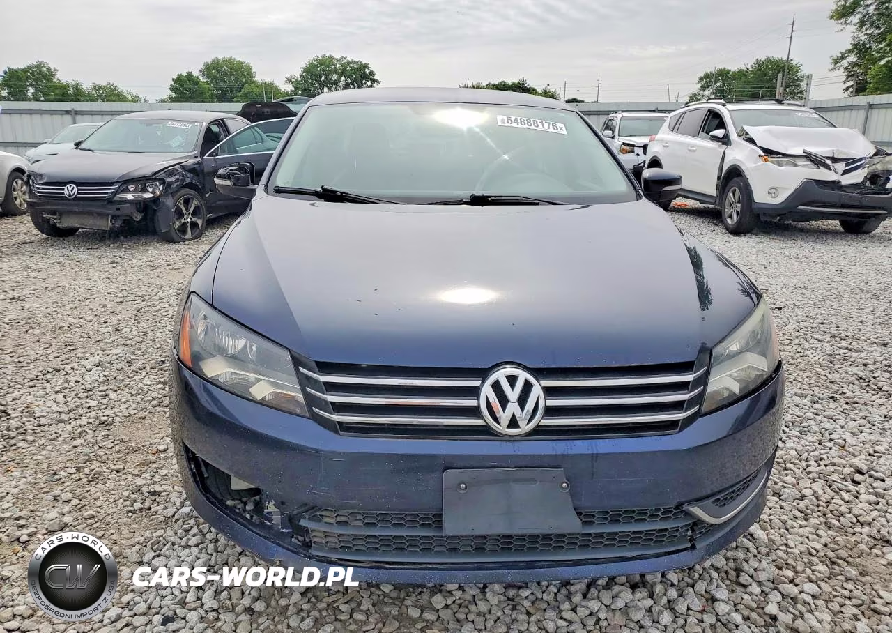 2013 Volkswagen Passat Se VIN:1VWBP7A35DC095971 - 5