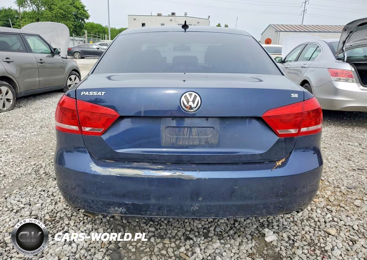 2013 Volkswagen Passat Se VIN:1VWBP7A35DC095971 - 6