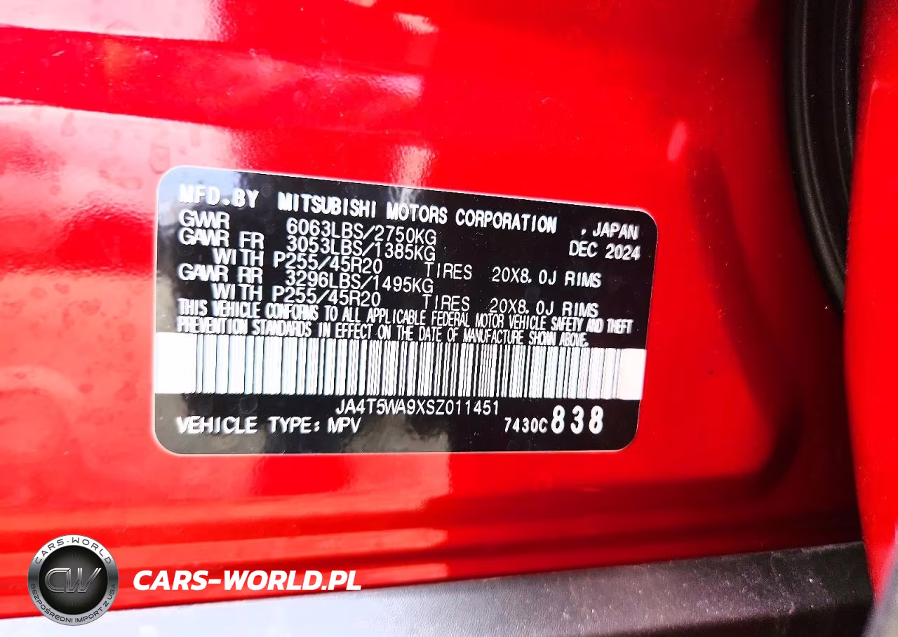 2025 Mitsubishi Outlander Sel VIN:JA4T5WA9XSZ011451 - 13