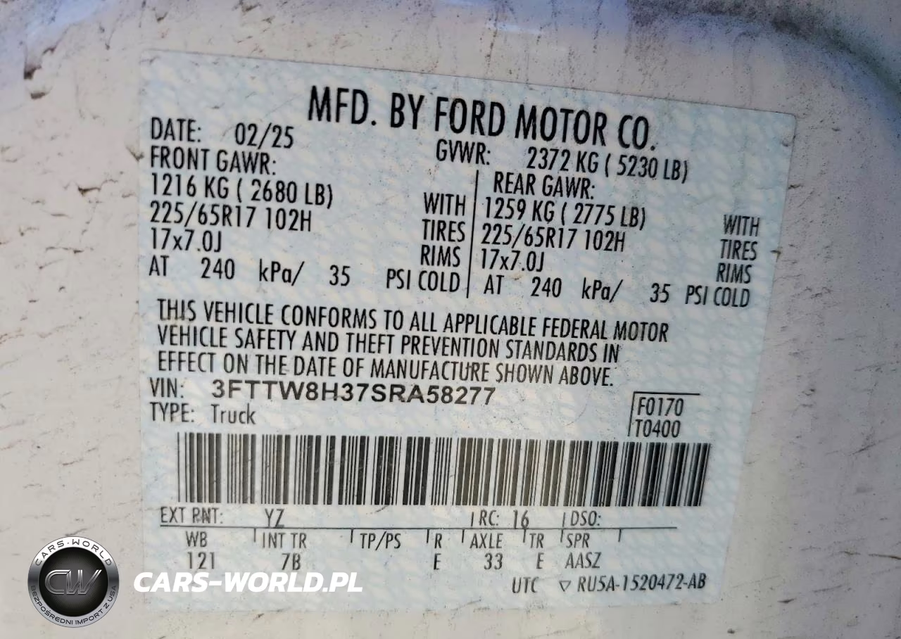 2025 Ford Maverick Xlt VIN:3FTTW8H37SRA58277 - 12