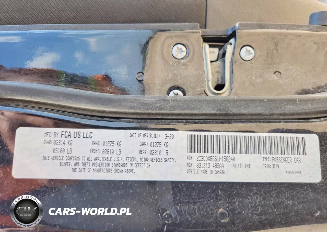 2020 Dodge Charger Sxt VIN:2C3CDXBG6LH158240 - 12