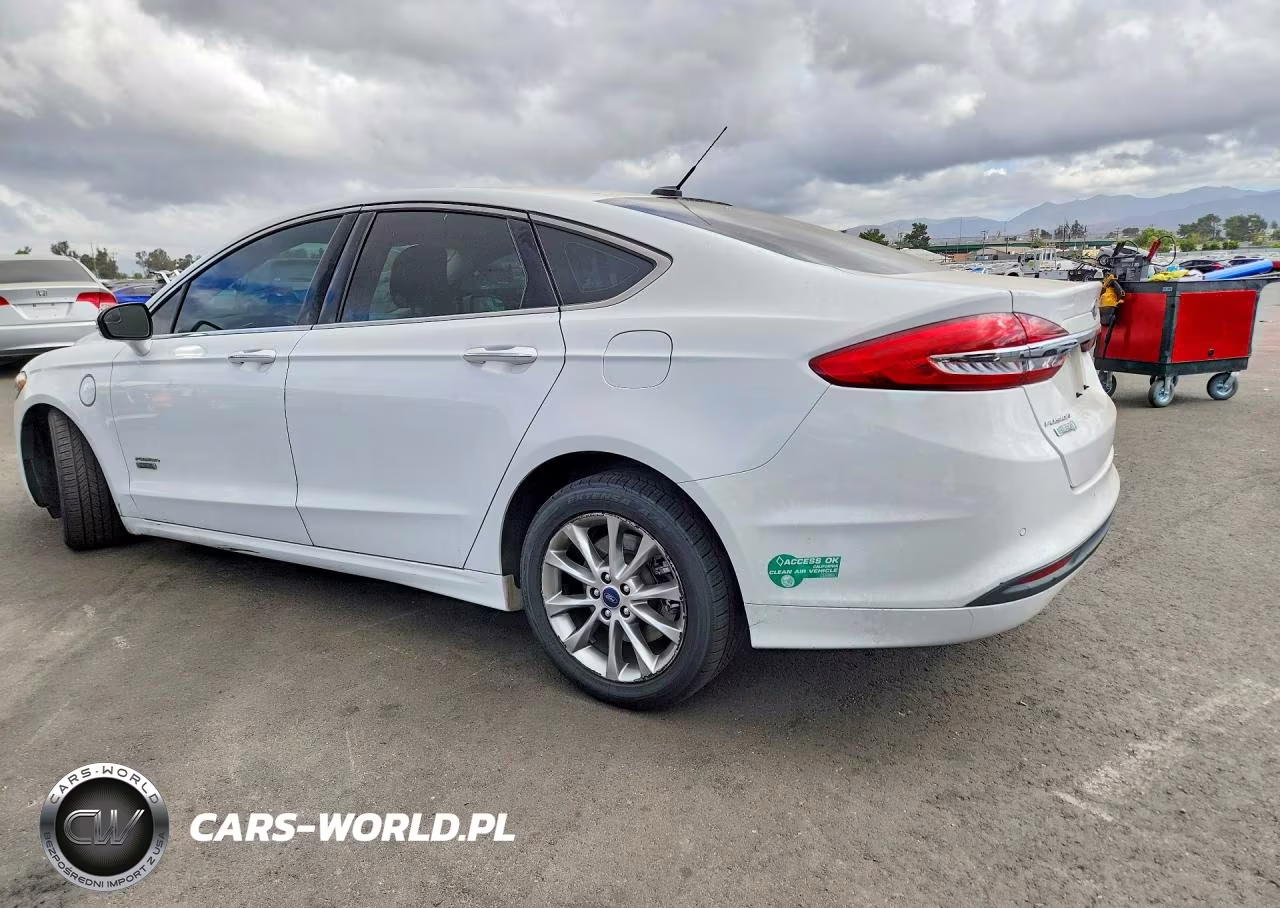 2017 Ford Fusion Se Phev VIN:3FA6P0PU7HR380566 - 2