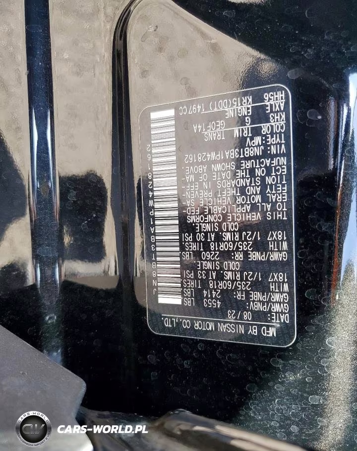 2023 Nissan Rogue Sv VIN:JN8BT3BA1PW428162 - 14