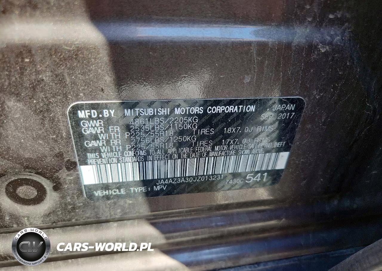 2018 Mitsubishi Outlander Se VIN:JA4AZ3A30JZ013231 - 12
