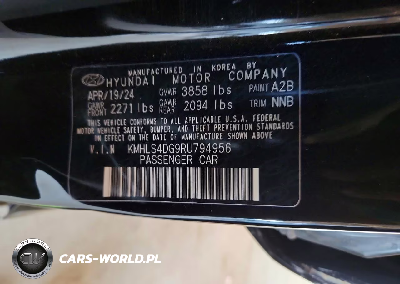 2024 Hyundai Elantra Sel VIN:KMHLS4DG9RU794956 - 12