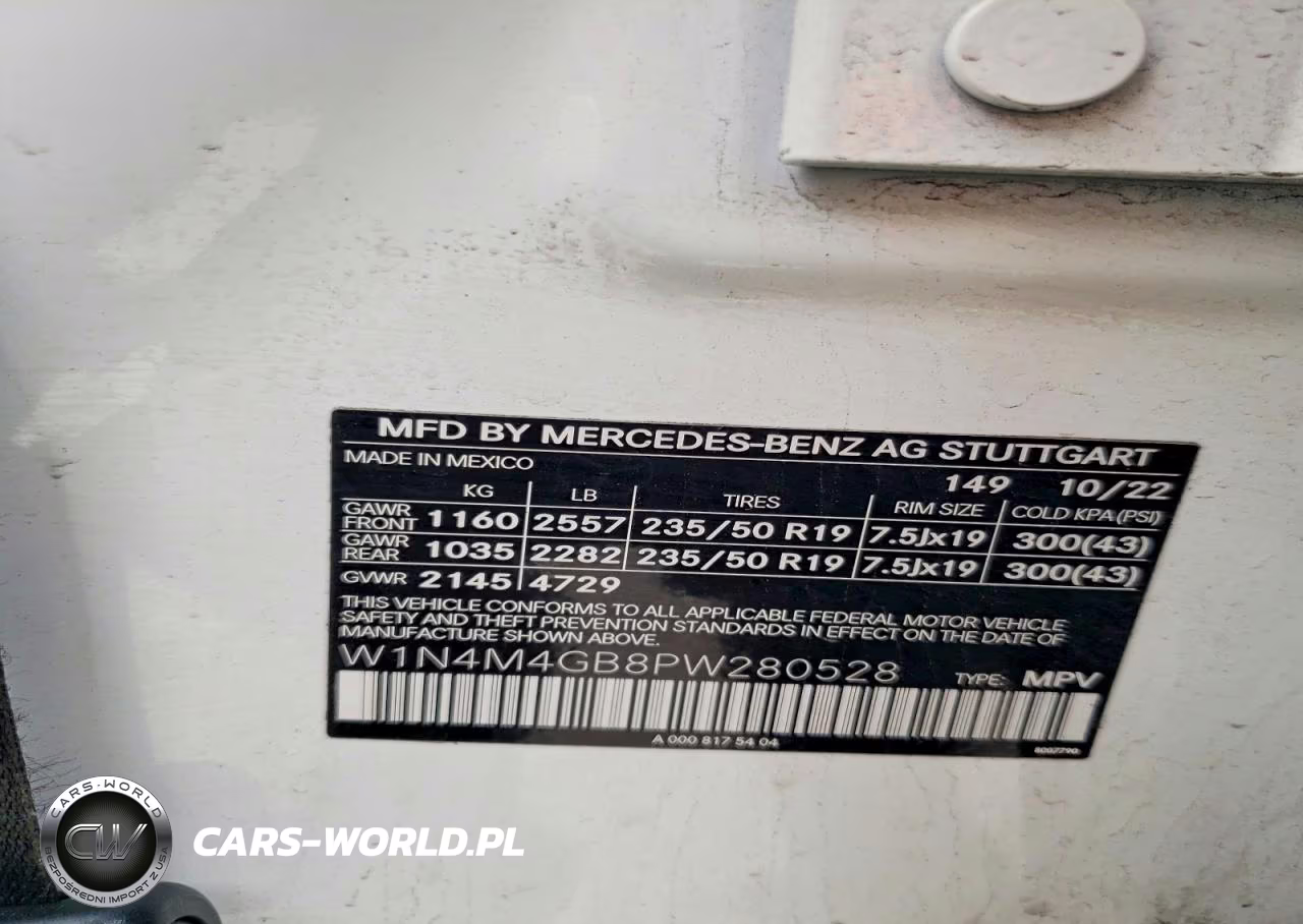 2023 Mercedes-Benz Glb 250 VIN:W1N4M4GB8PW280528 - 12