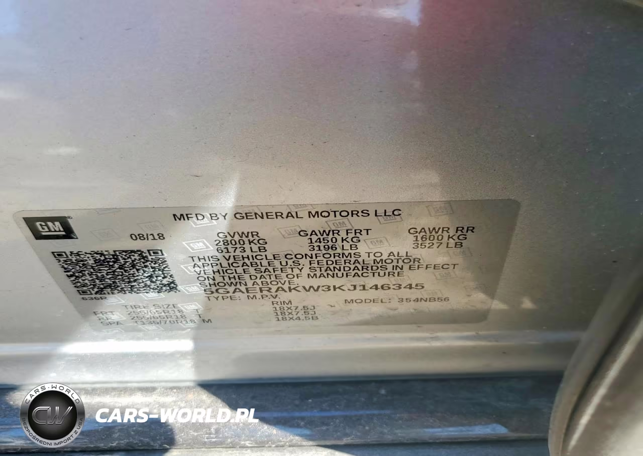 2019 Buick Enclave VIN:5GAERAKW3KJ146345 - 13