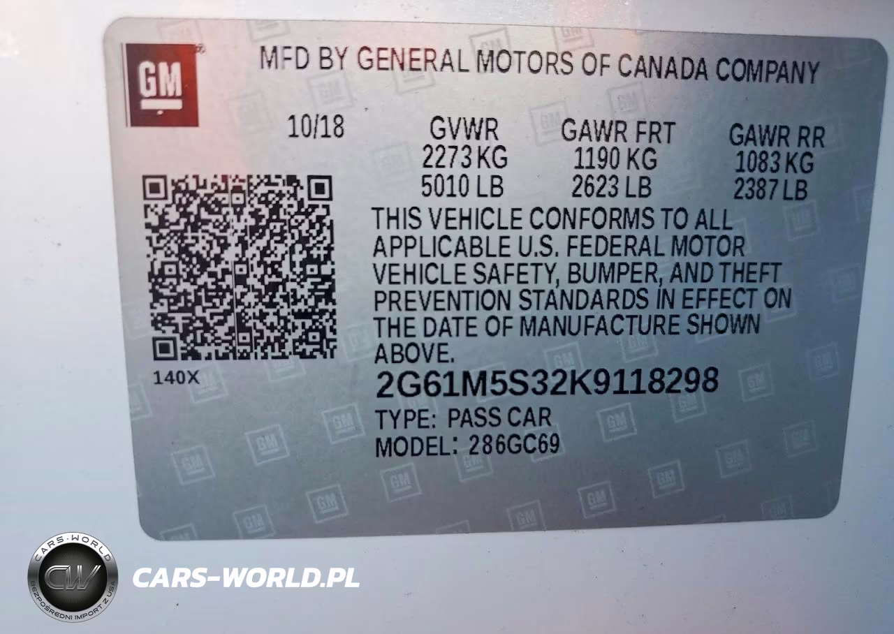 2019 Cadillac Xts Luxury VIN:2G61M5S32K9118298 - 12