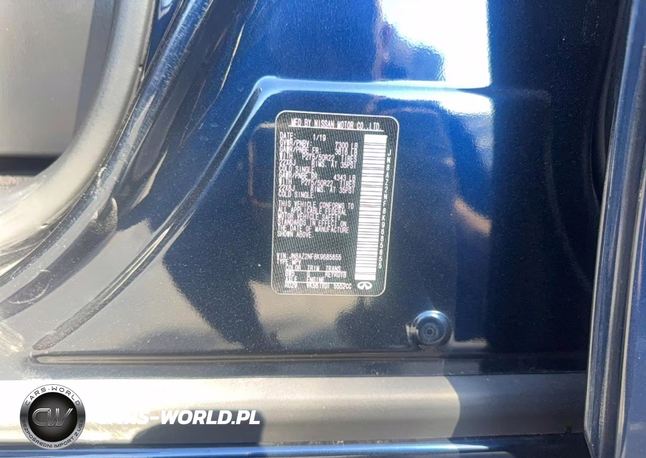 2019 Infiniti Qx80 Luxe VIN:JN8AZ2NF8K9685855 - 10