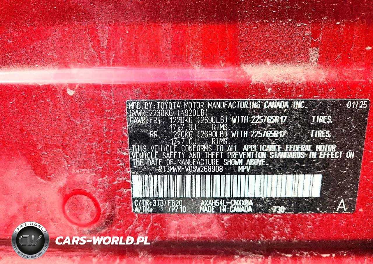 2025 Toyota Rav4 Le VIN:2T3MWRFV0SW268908 - 13