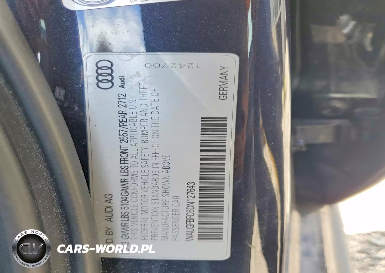 2013 Audi A6 Premium Plus VIN:WAUGFBFC6DN127643 - 12
