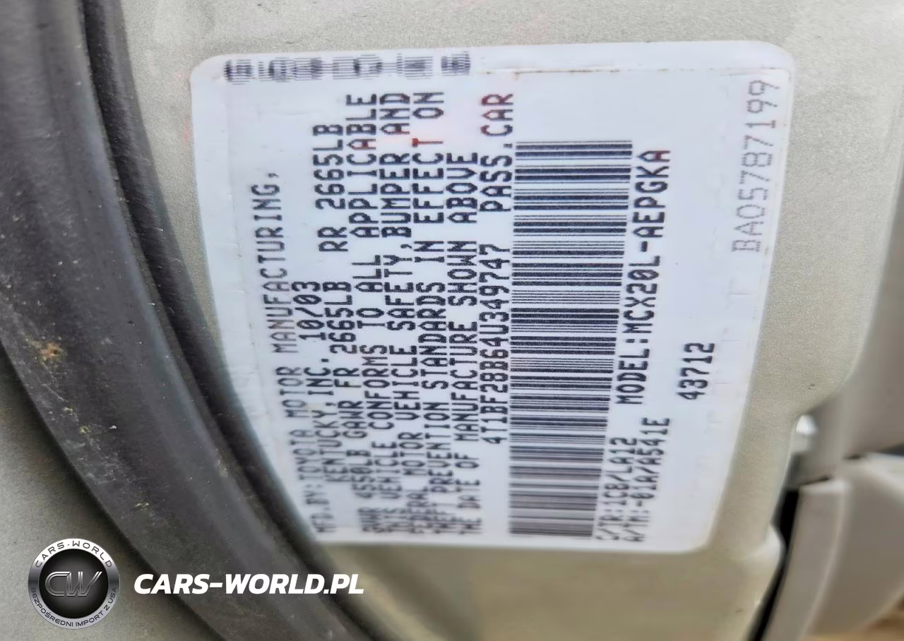 2004 Toyota Avalon Xls VIN:4T1BF28B64U349747 - 12