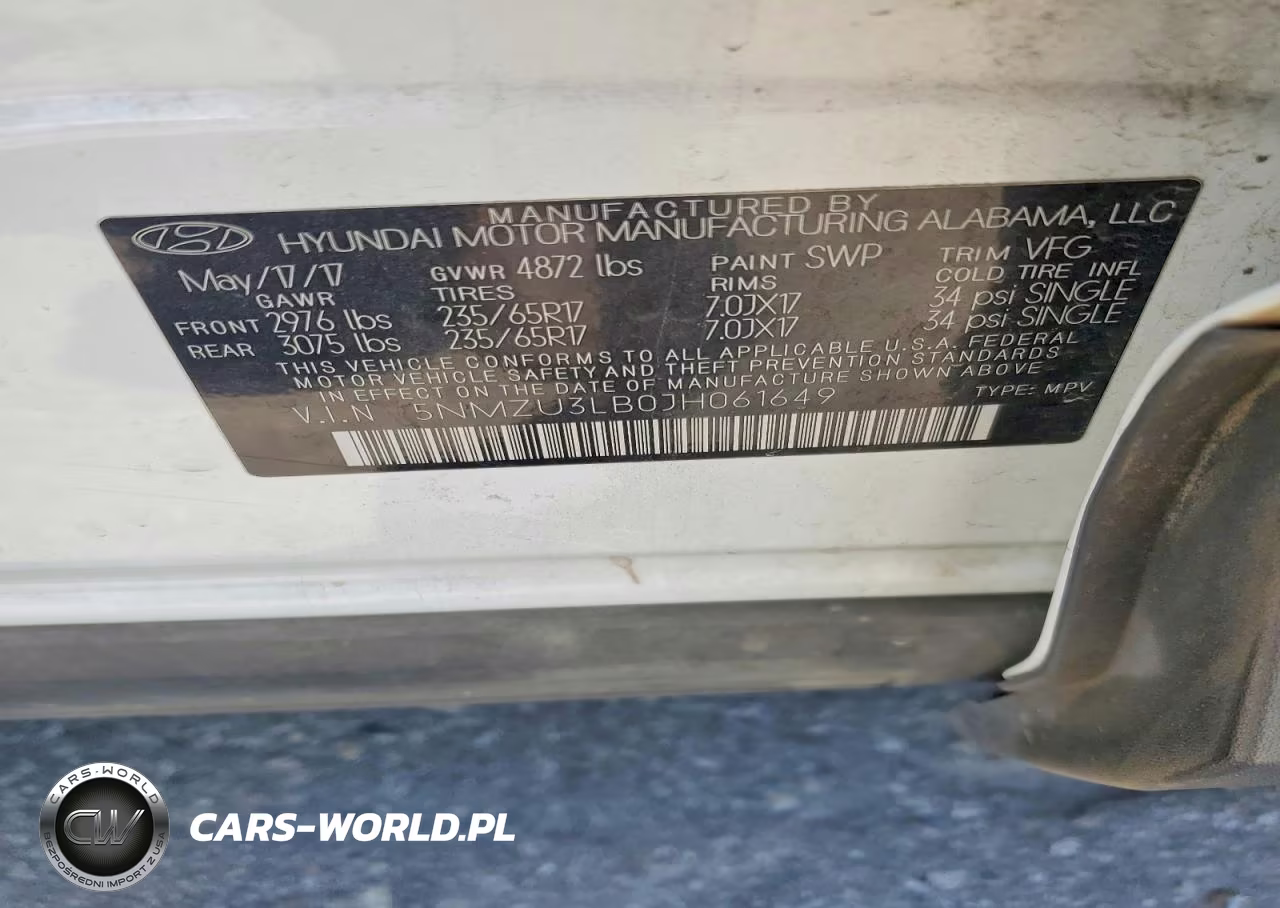 2018 Hyundai Santa Fe Sport 2.4L VIN:5NMZU3LB0JH061649 - 13