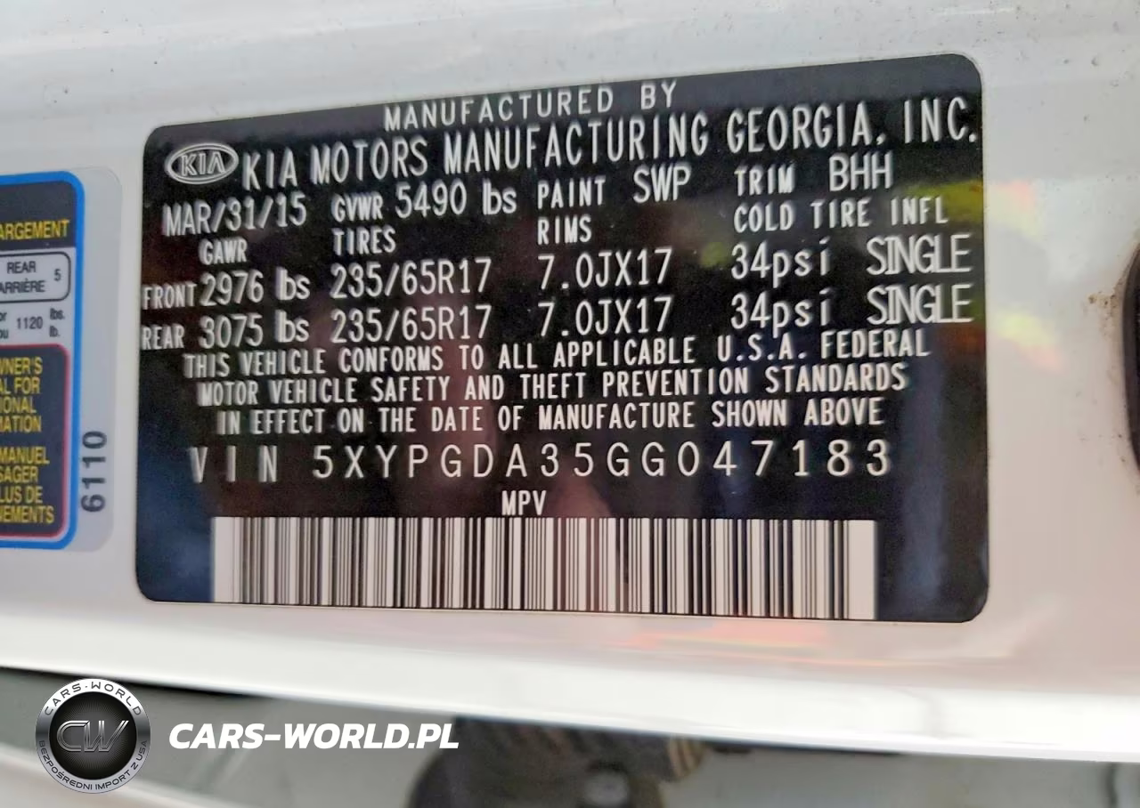 2016 Kia Sorento Lx VIN:5XYPGDA35GG047183 - 13