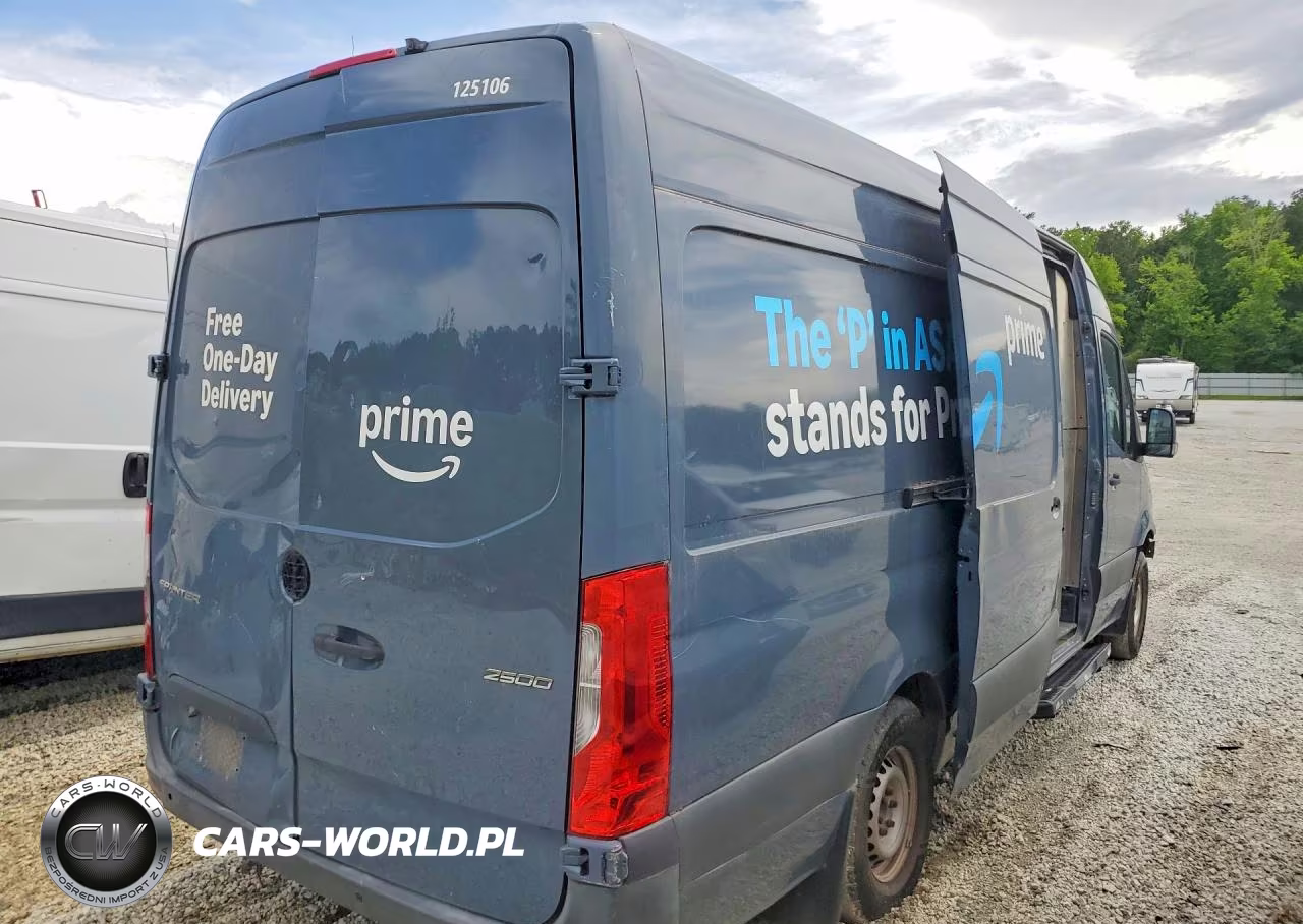 2019 Mercedes Benz Sprinter 2500 Delivery Van VIN:WD4PF1CDXKP138937 - 3