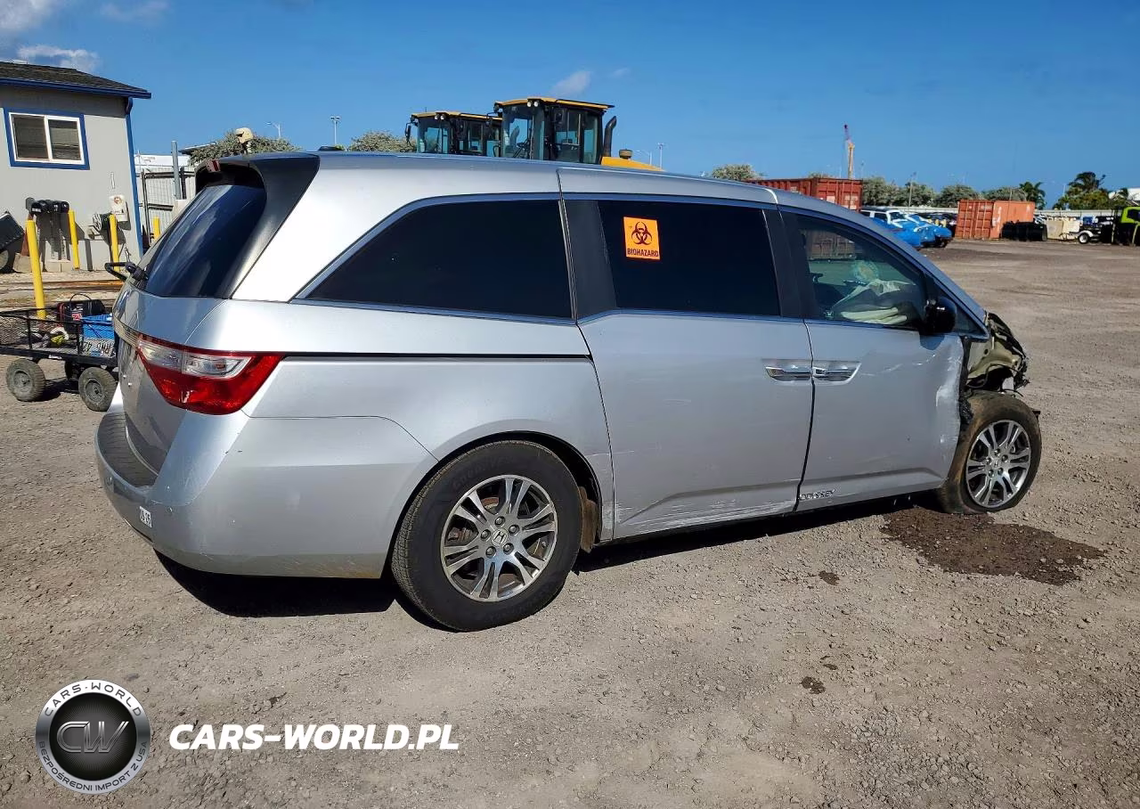2012 Honda Odyssey Exl VIN:5FNRL5H68CB137682 - 3