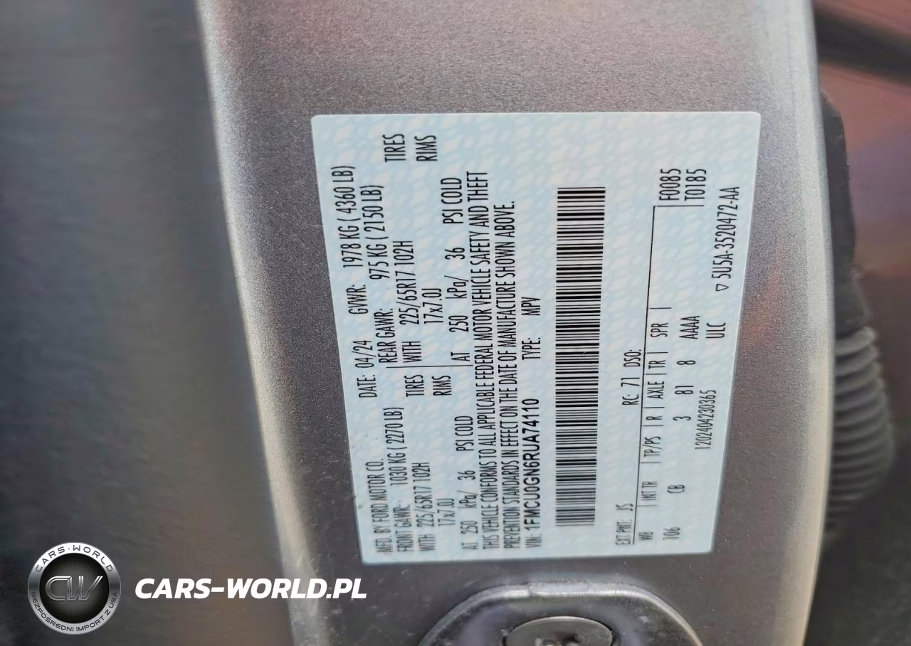 2024 Ford Escape Active VIN:1FMCU0GN6RUA74110 - 13