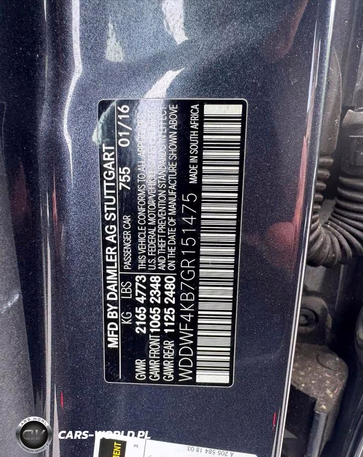 2016 Mercedes-Benz C 300 4Matic VIN:WDDWF4KB7GR151475 - 12