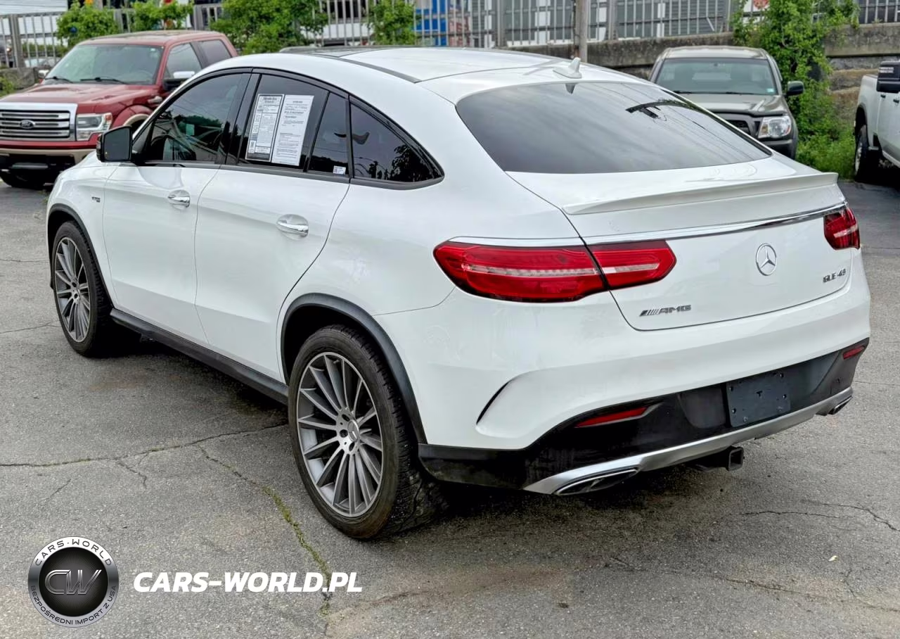 2017 Mercedes-Benz Gle Coupe 43 Amg VIN:4JGED6EB6HA080090 - 2